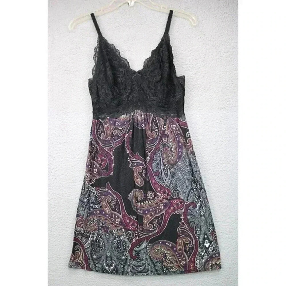 Soma Women's Floral and Lace Night Gown-Size Small-Stretch - Picture 1 of 8